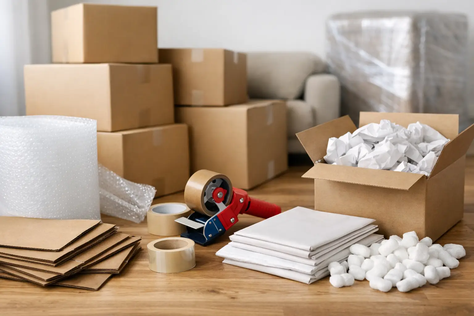 Choosing Moving Boxes and Packing Materials